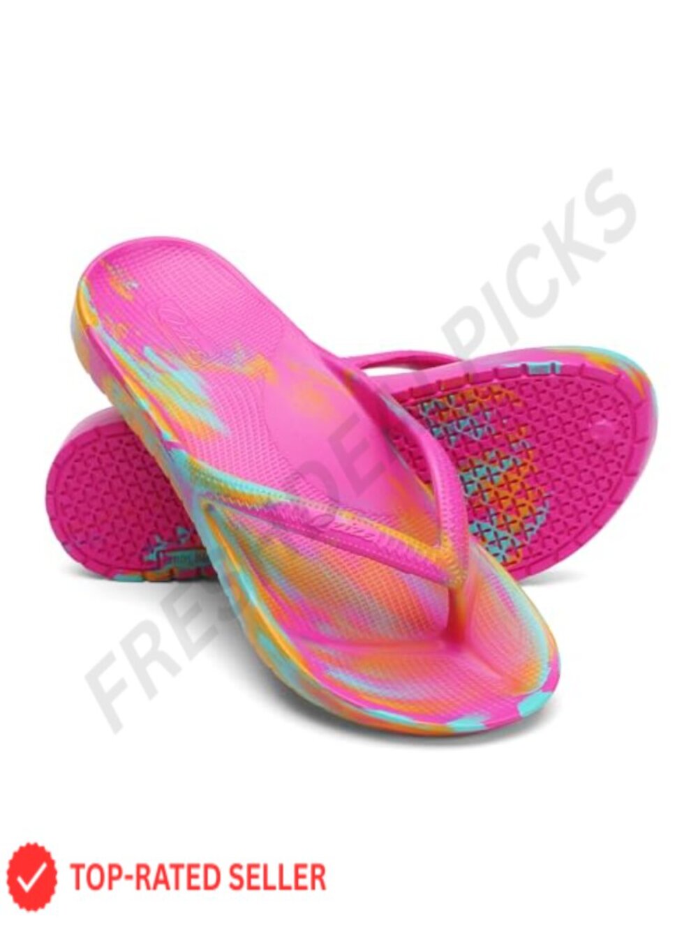 Women Arch Support Flip Flops Comfortable Summer Sandals for Walking Slides